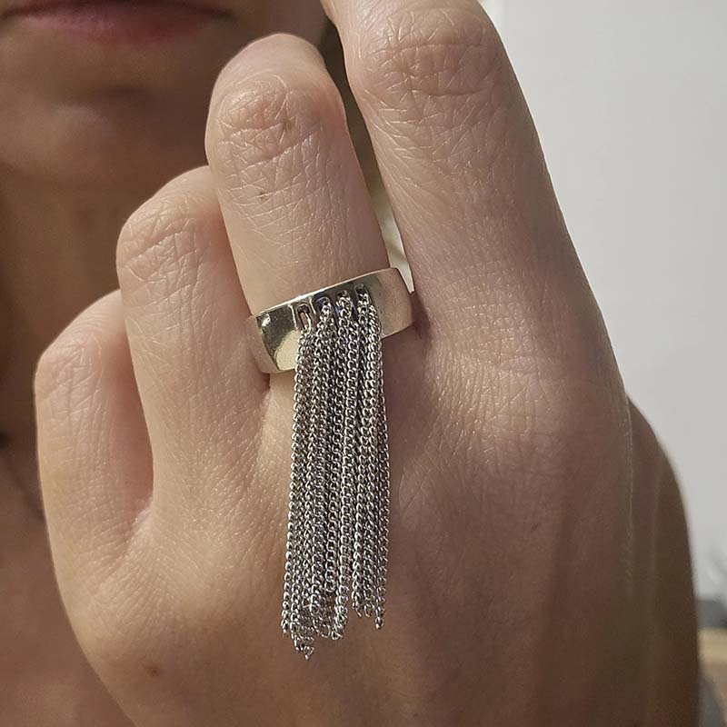 Punk Geometric Silver Color Ch - огляд і ціна Women'S Emo Accessories
