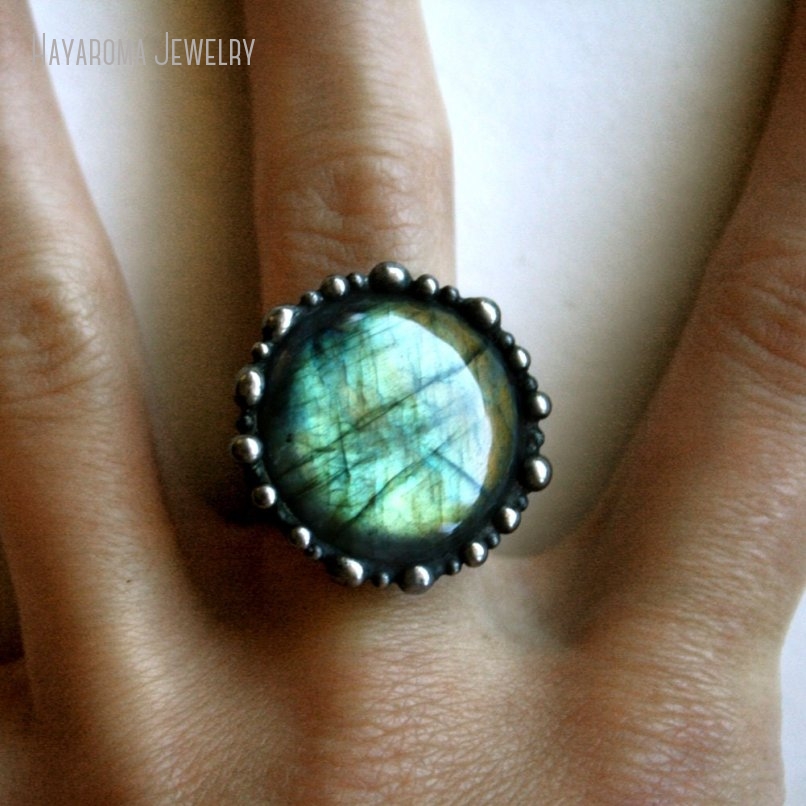 10pcs Aqua Labradorite Round R - огляд і ціна Women'S Emo Accessories