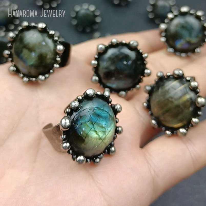 10pcs Aqua Labradorite Round R - огляд і ціна Women'S Emo Accessories