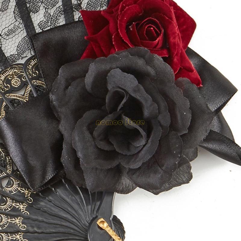 31BF Fan Gothic Victorian Wome - огляд і ціна Women'S Red Accessories