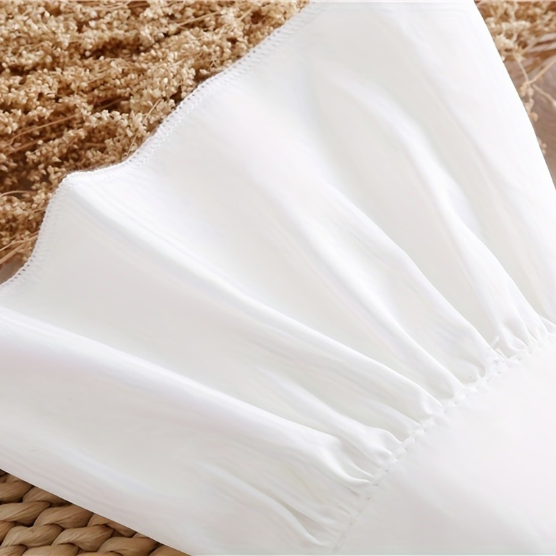 2pcs Ruffles Simple White Cuff - огляд і ціна Women'S Accessories Clothing