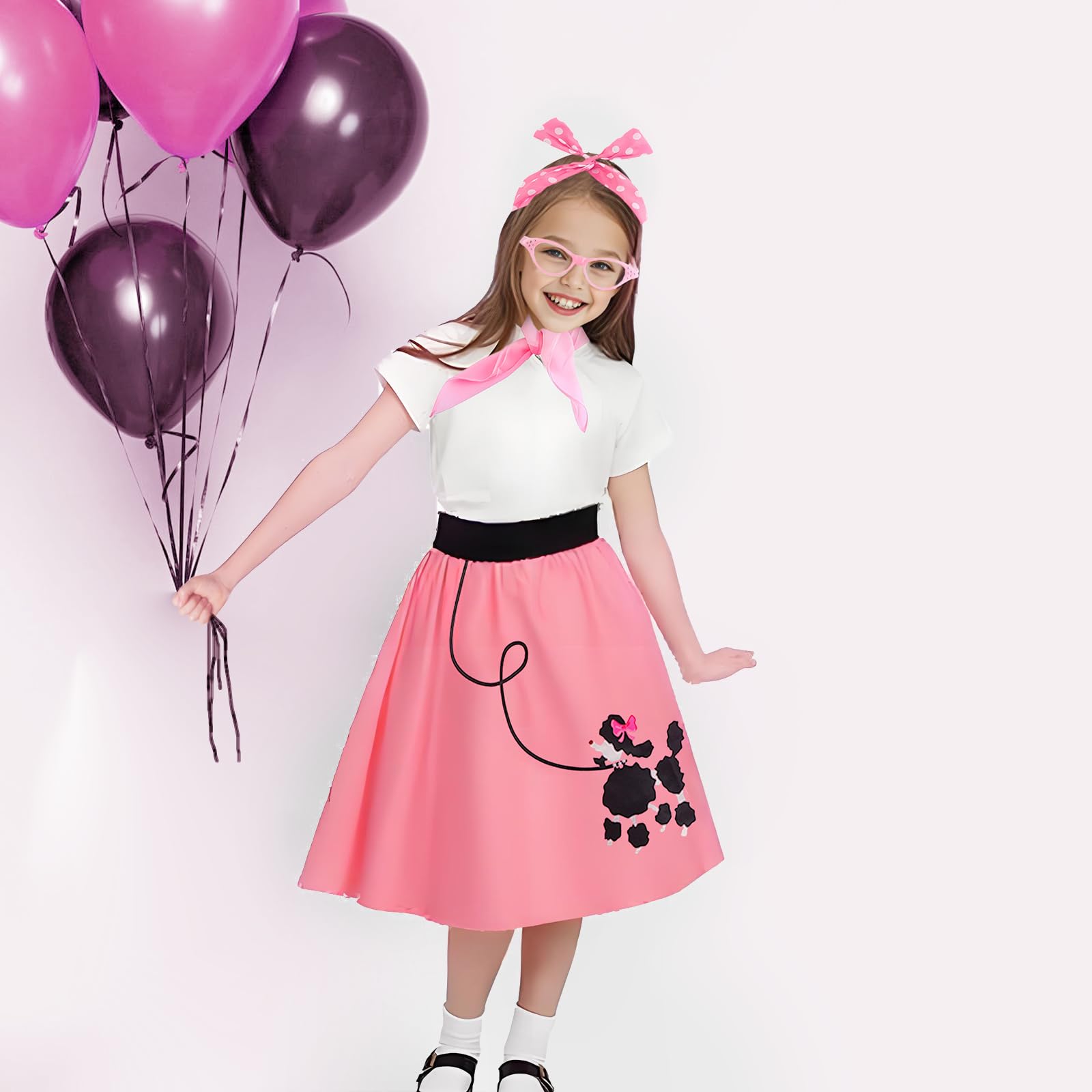 Girls Poodle Skirts 50s Sock H - огляд і ціна Women'S Accessories In The 1950S