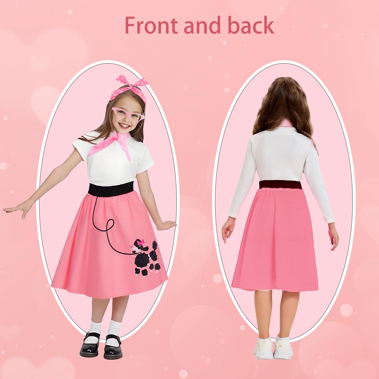 Girls Poodle Skirts 50s Sock H - огляд і ціна Women'S Accessories In The 1950S
